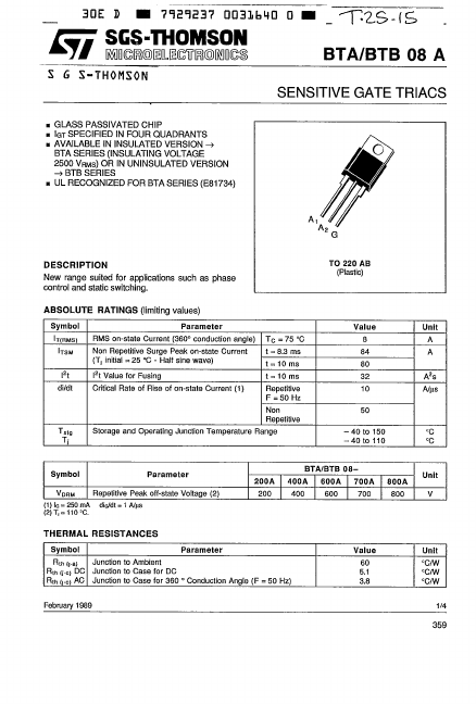 BTB08A-800A