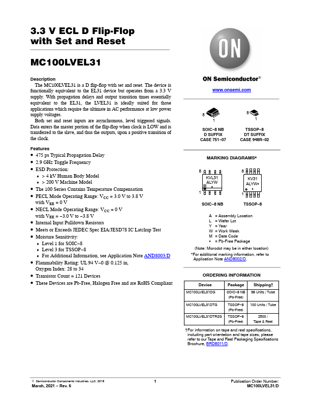 MC100LVEL31