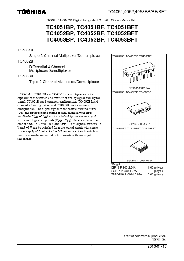 TC4052BFT