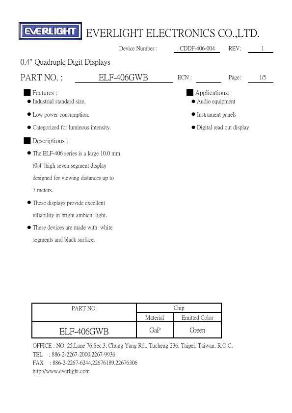 ELF-406GWB