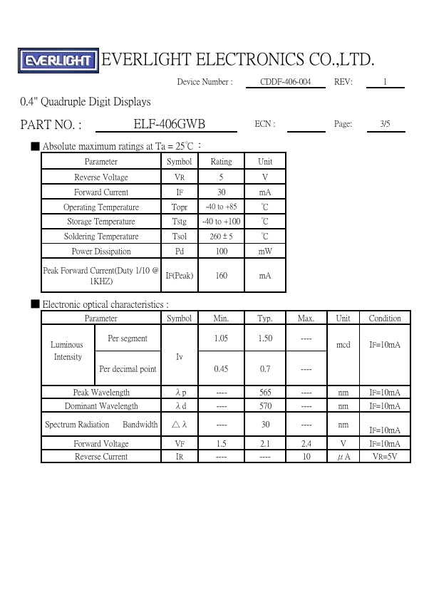 ELF-406GWB