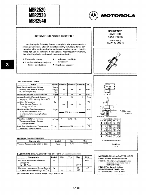 MBR2540