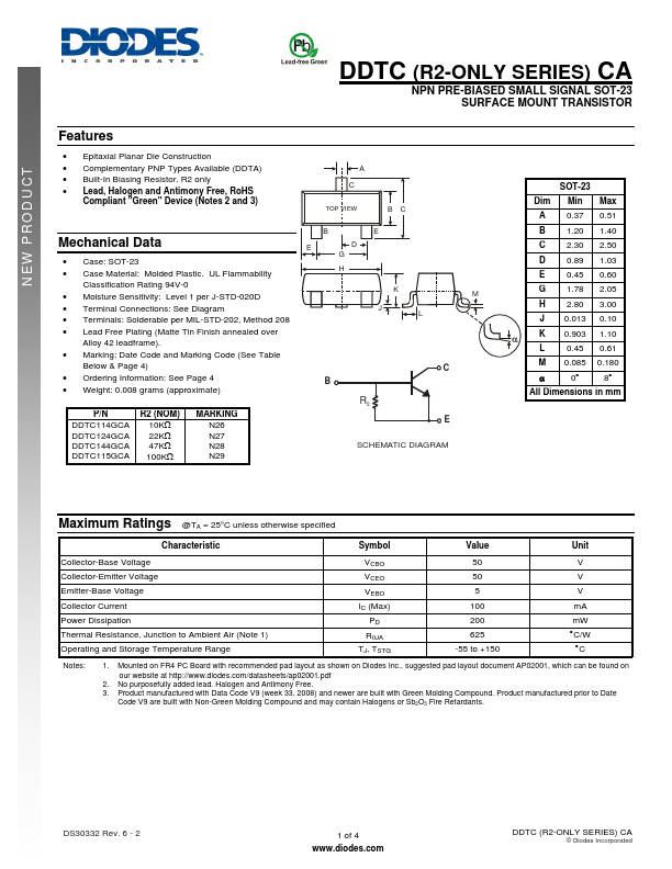 DDTC114GCA