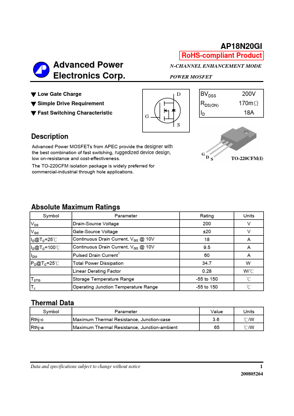 AP18N20GI