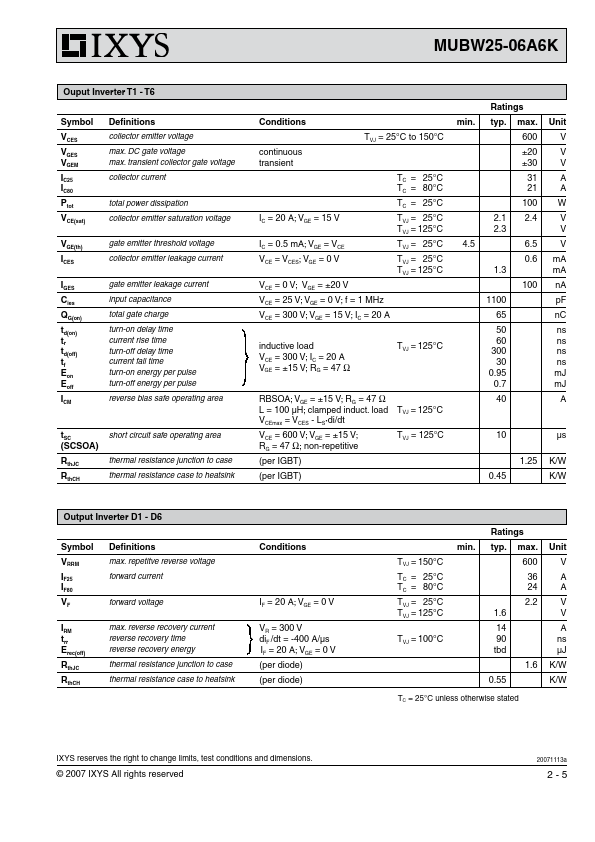 MUBW25-06A6K