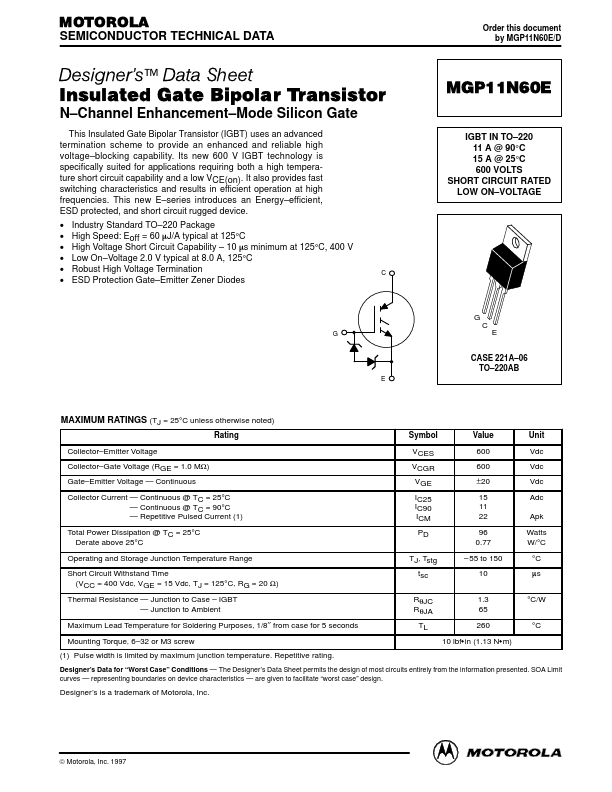 MGP11N60E