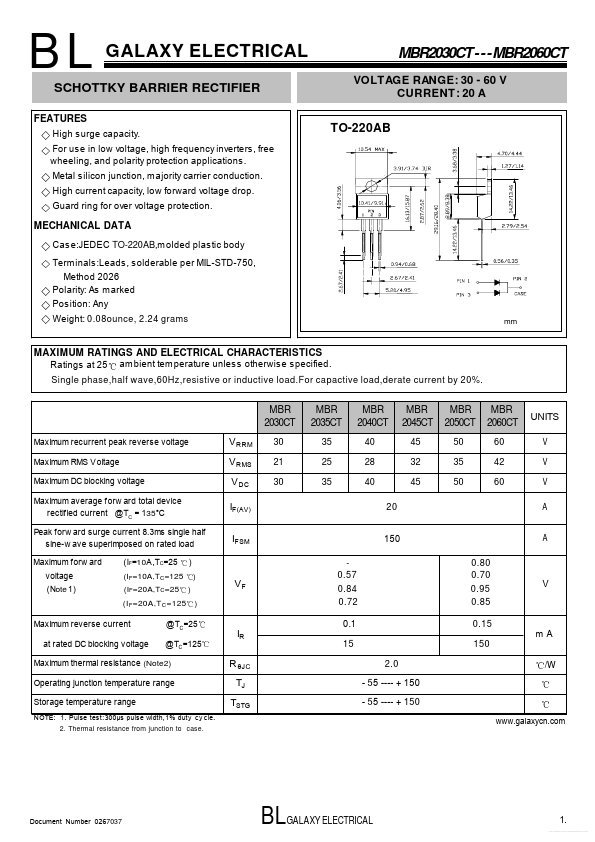 MBR2050CT