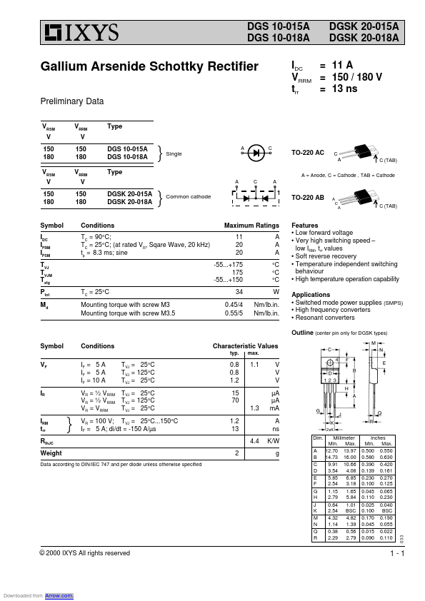 DGSK20-018A