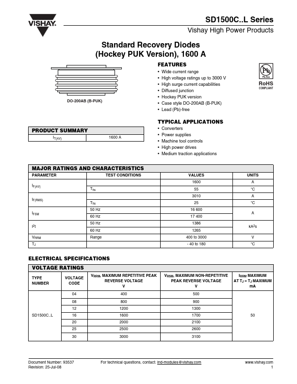 SD1500C25L