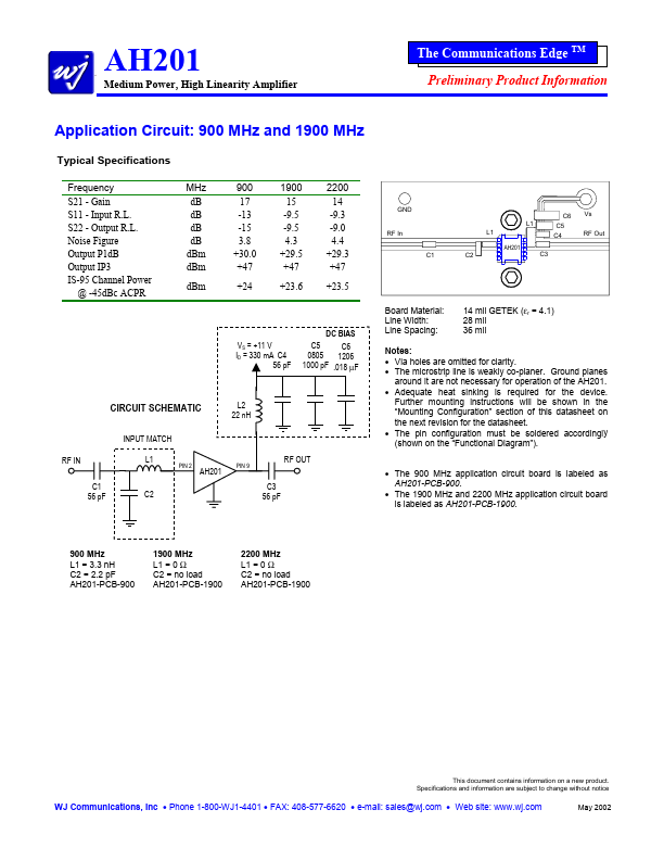 AH201-PCB-900