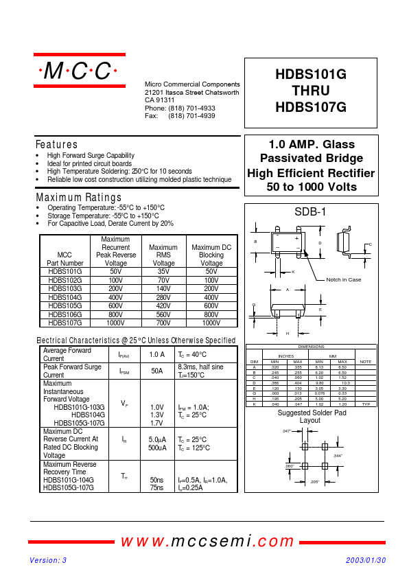 HDBS105G