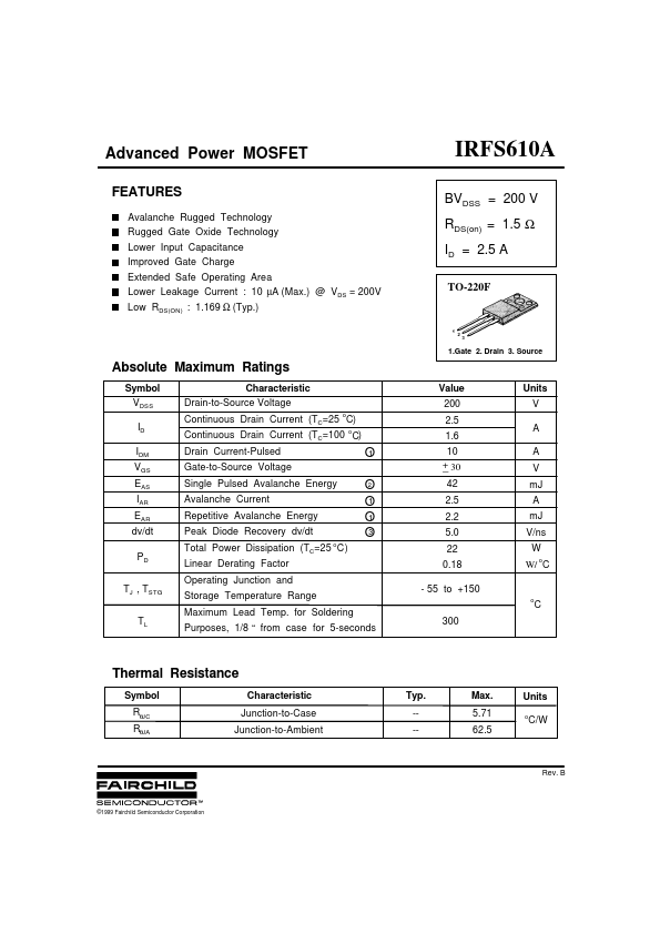 IRFS610A