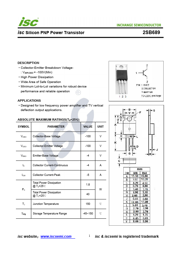 2SB689