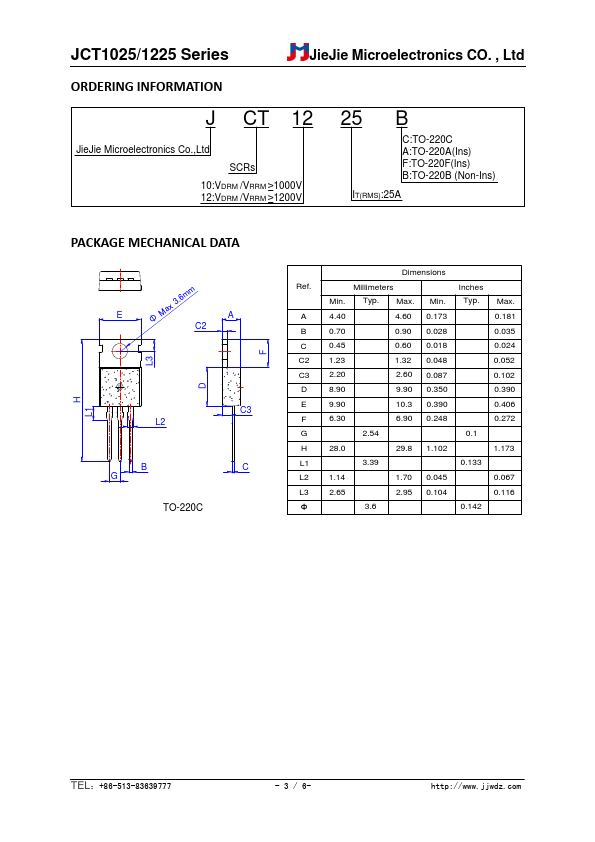 JCT1025F