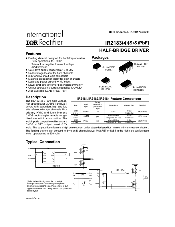 IR21834PbF