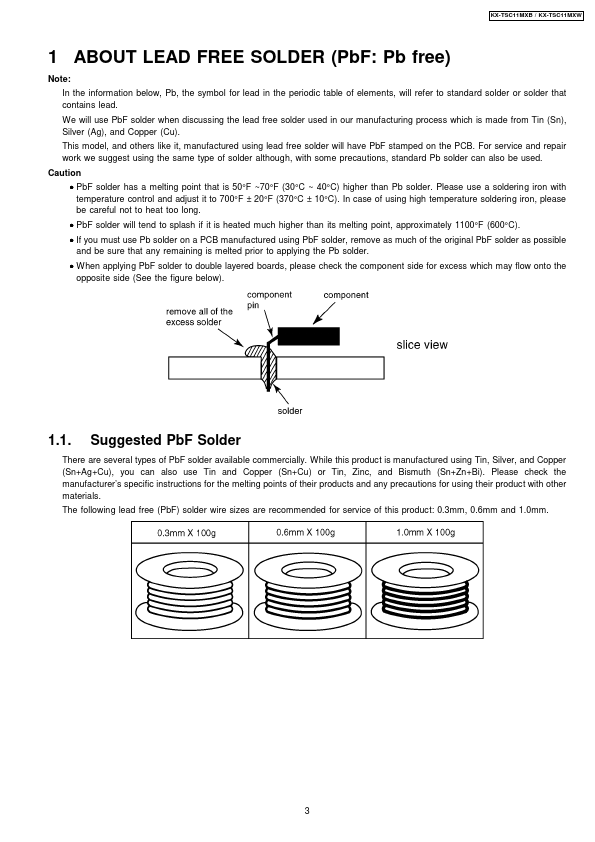 KX-TSC11MXW