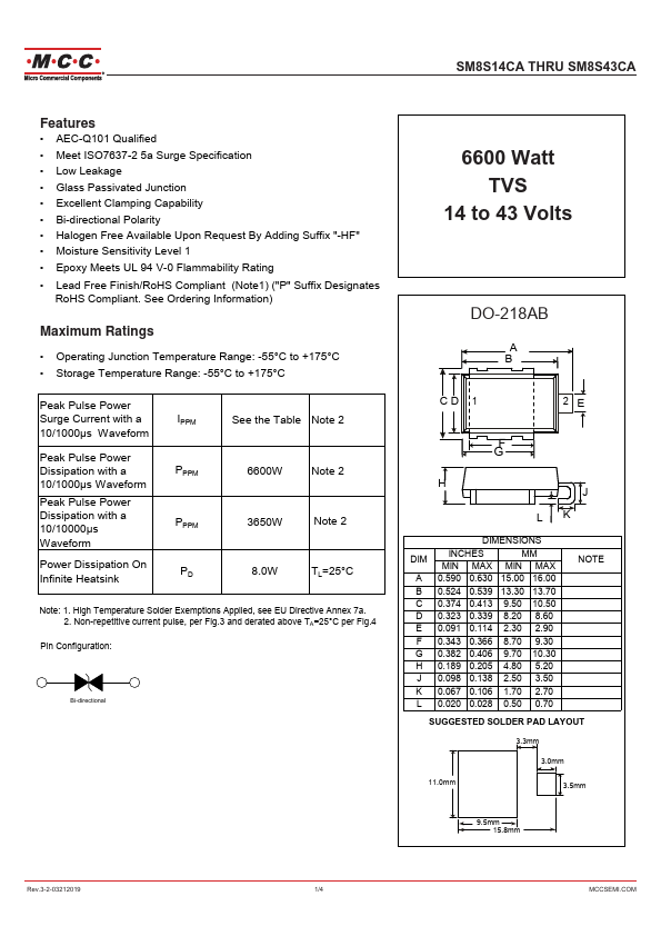 SM8S40CA