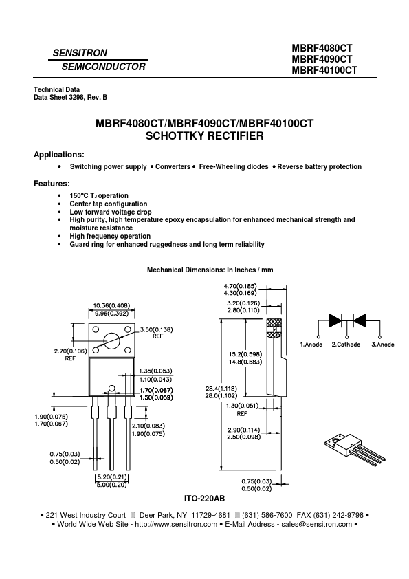 MBRF4080CT