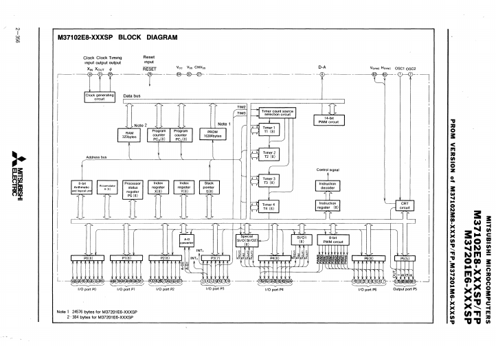 M37102E8-XXXSP