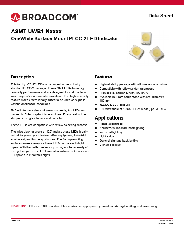 ASMT-UWB1-NX3H2