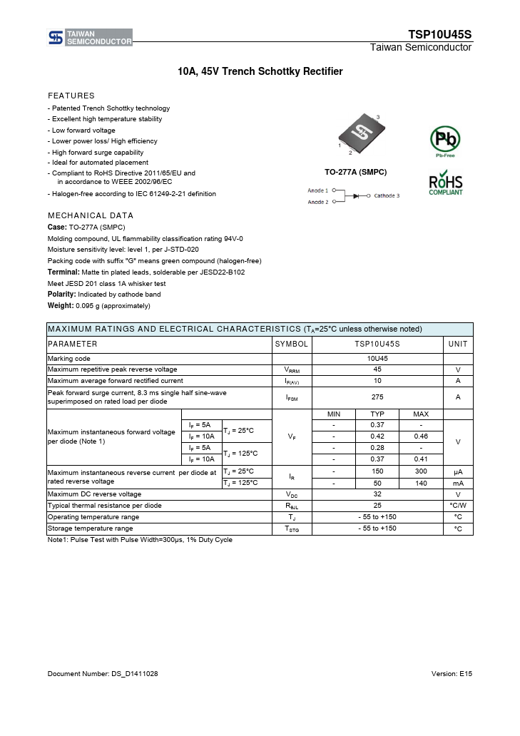 TSP10U45S