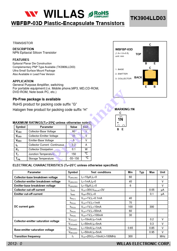 TK3904LLD03