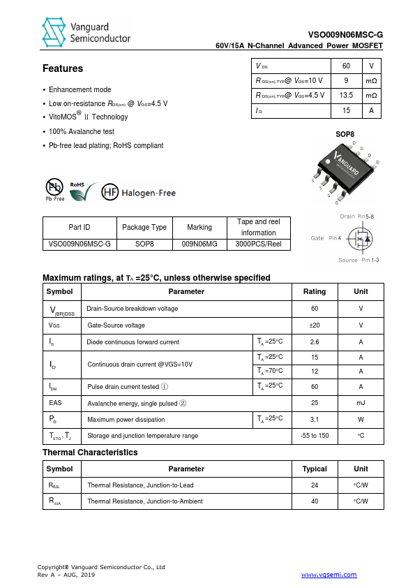 VSO009N06MSC-G