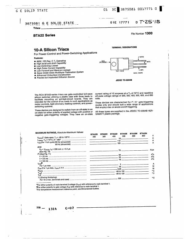 BTA22N