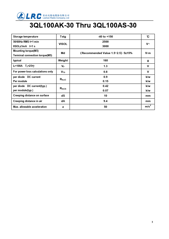 3QL100AS-30