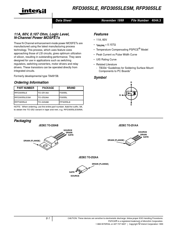 RFP3055LE