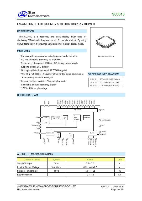 SC3610D