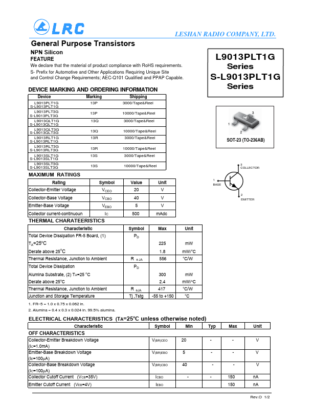 L9013PLT3G