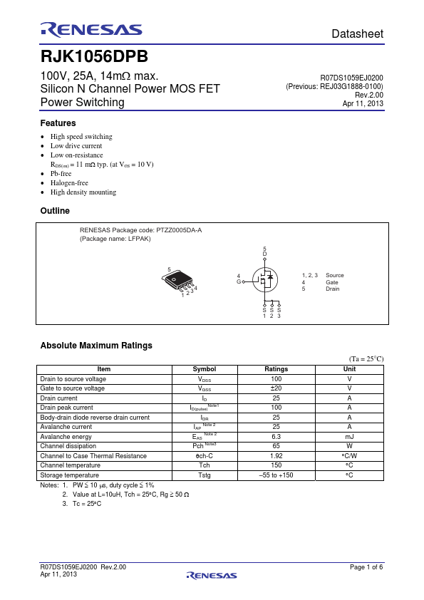 RJK1056DPB