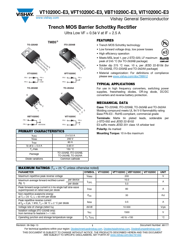 VFT10200C-E3