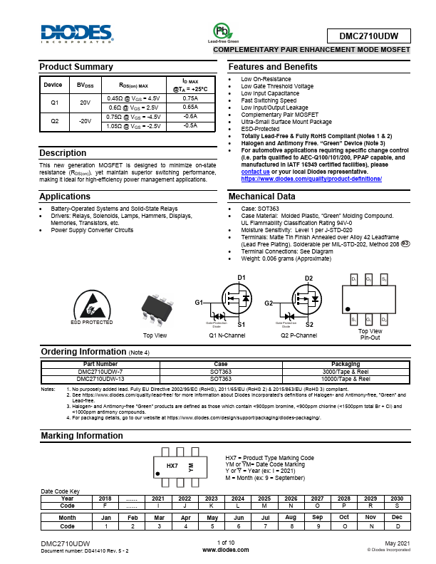 DMC2710UDW