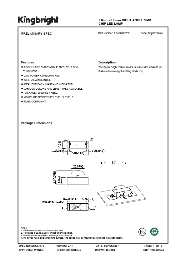 APA3010SYC