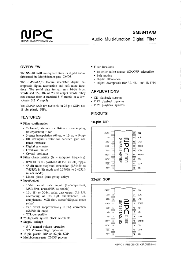 SM5841B