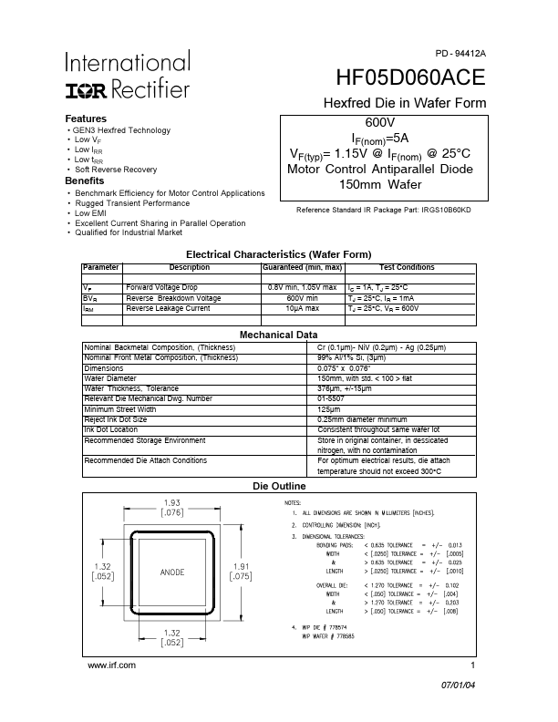 HF05D060ACE