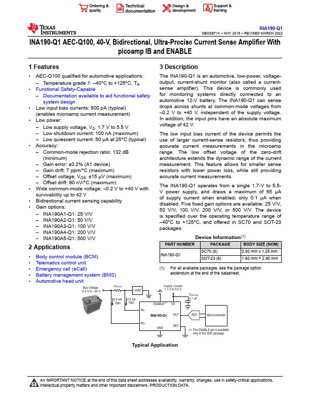 INA190-Q1