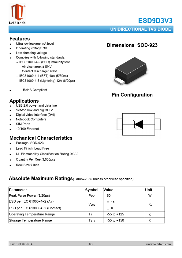 ESD9D3V3