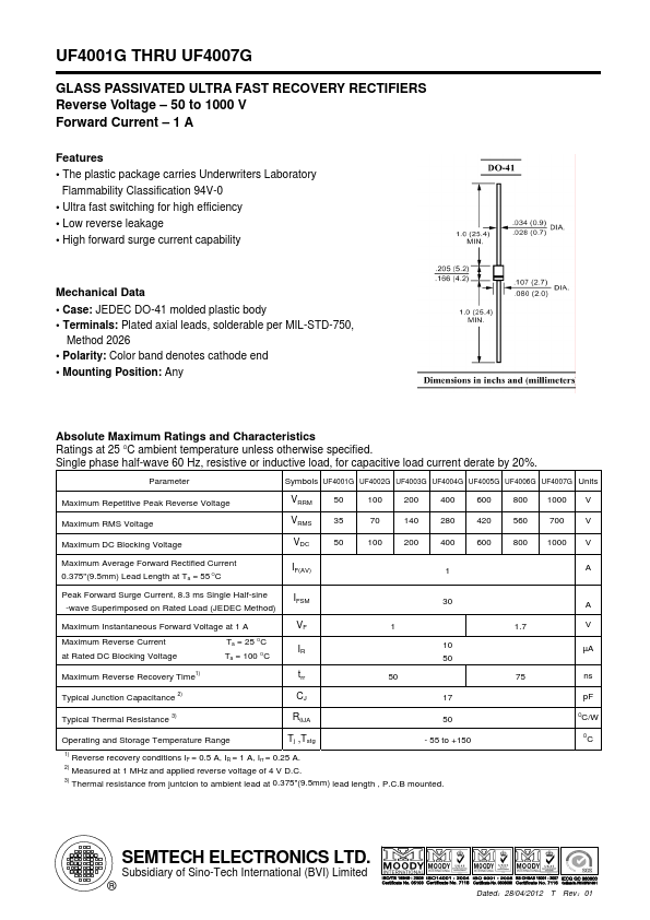 UF4003G