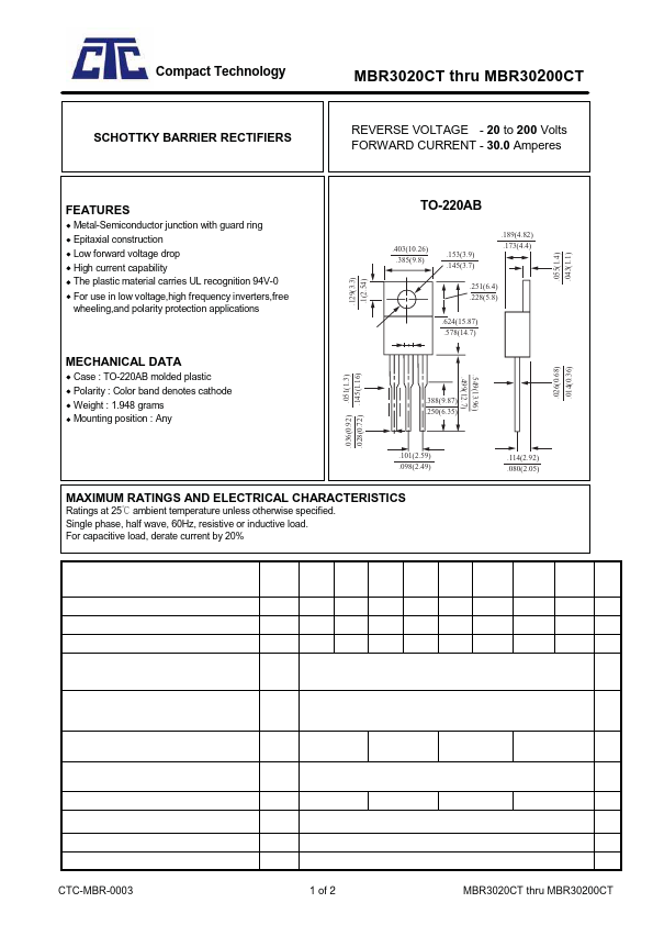 MBR3080CT