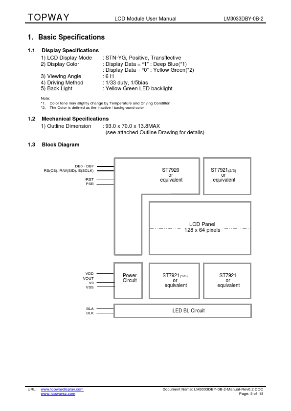 LM3033DBY-0B-2