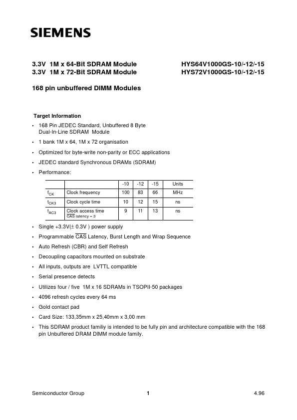 HYS64V1000GU-60