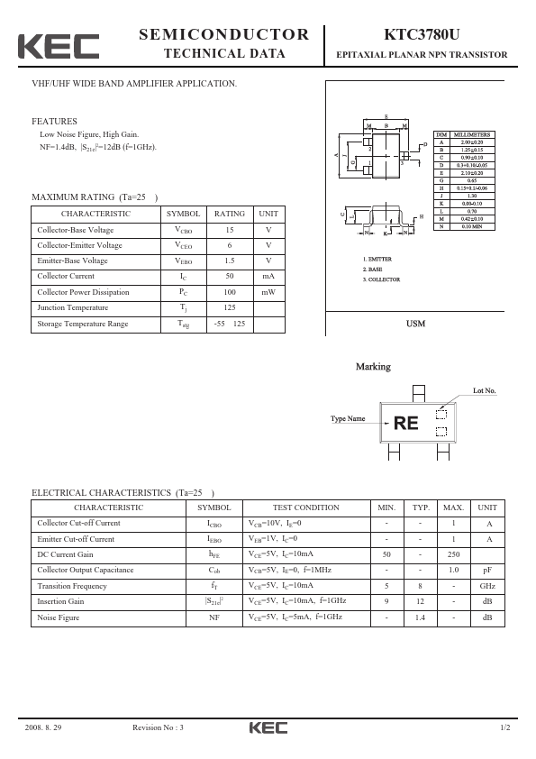 KTC3780U