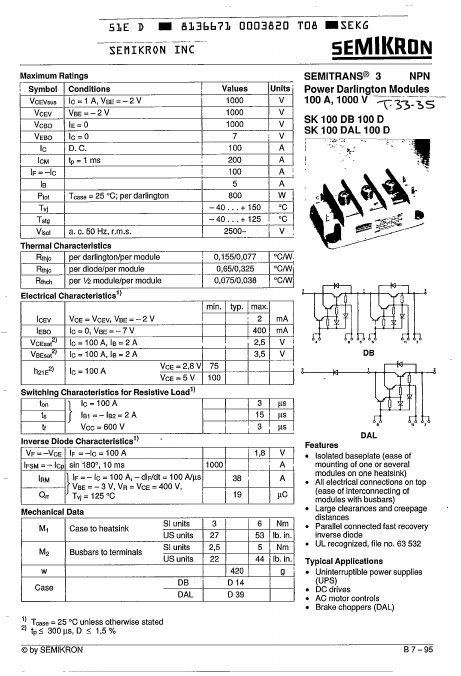 SK100DAL100D