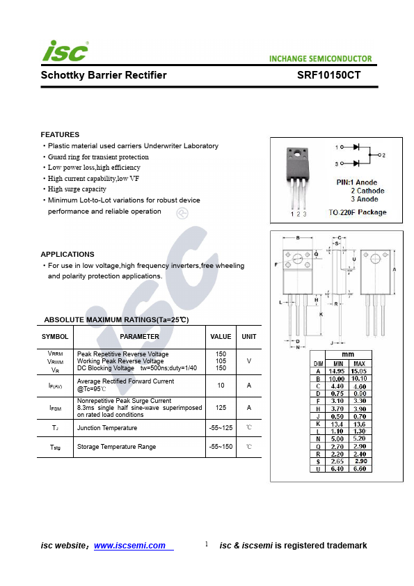 SRF10150CT