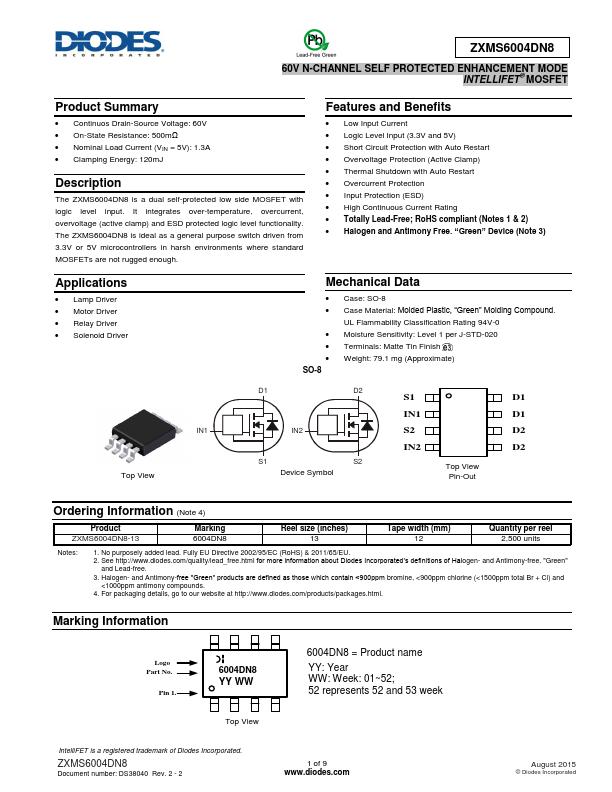 ZXMS6004DN8