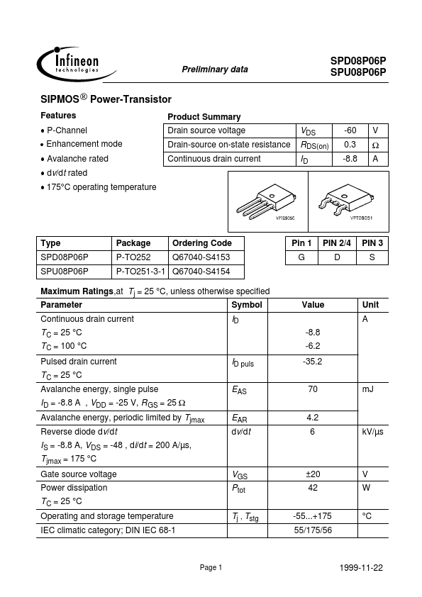 SPD08P06P