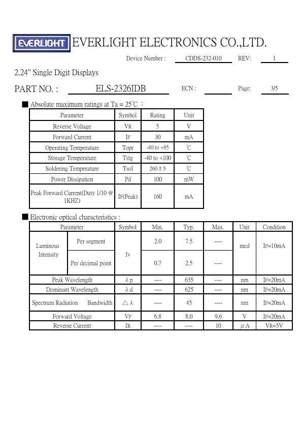 ELS-2326IDB